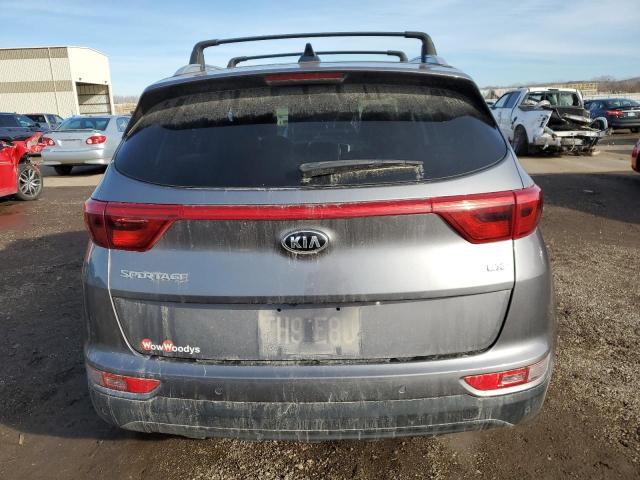 KNDPNCAC8H7184925 - 2017 KIA SPORTAGE EX CHARCOAL photo 6