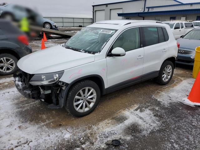 WVGSV7AX2HK003198 - 2017 VOLKSWAGEN TIGUAN WOLFSBURG WHITE photo 1