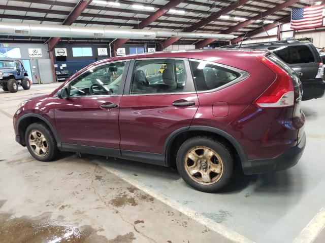 5J6RM4H38DL008248 - 2013 HONDA CR-V LX BURGUNDY photo 2