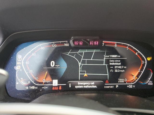 5UXCX4C54KLS38991 - 2019 BMW X7 XDRIVE50I BLACK photo 9