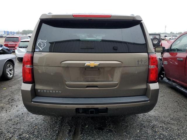 1GNSCHEC8FR734074 - 2015 CHEVROLET SUBURBAN C1500  LS TAN photo 6