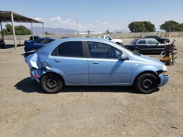 KL1TD52605B293711 - 2005 CHEVROLET AVEO BASE BLUE photo 9