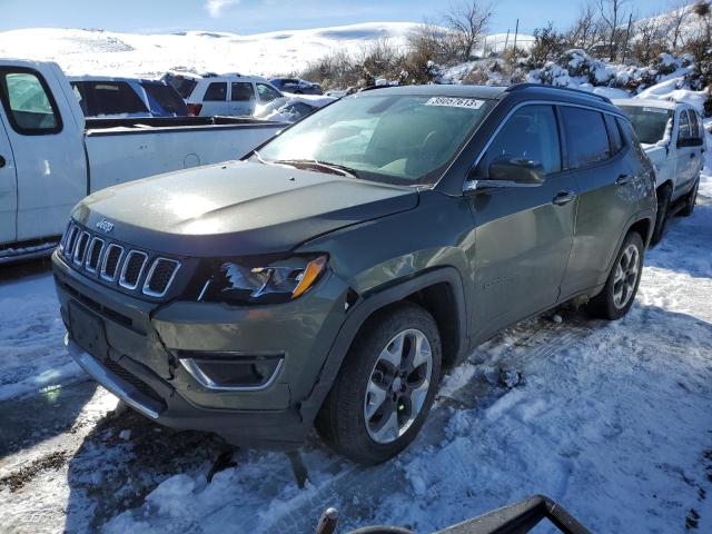 3C4NJDCB6LT127298 - 2020 JEEP COMPASS LIMITED GREEN photo 1