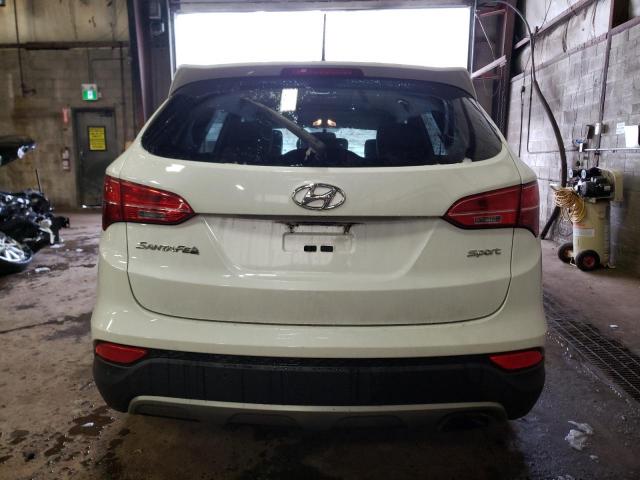 5XYZU3LB6DG103224 - 2013 HYUNDAI SANTA FE S WHITE photo 6