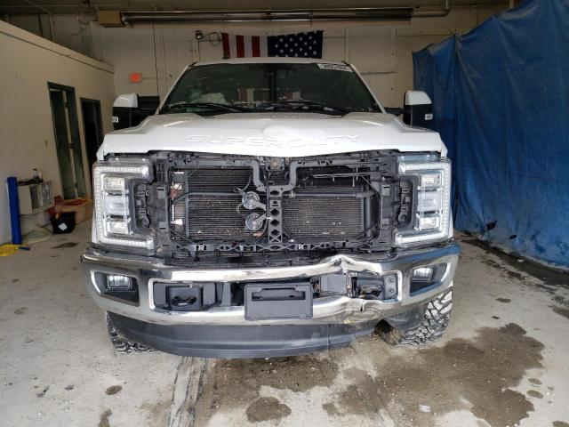 1FT8W3BT0KEE83652 - 2019 FORD F350 SUPER DUTY WHITE photo 5