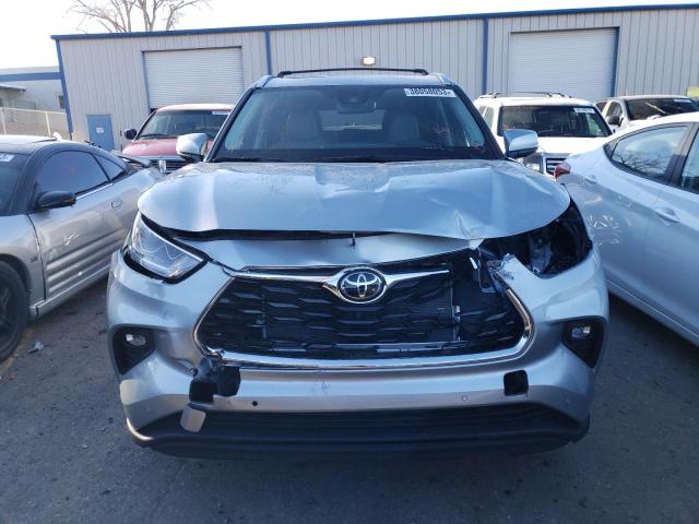 5TDDZRBH7MS550510 - 2021 TOYOTA HIGHLANDER LIMITED SILVER photo 5