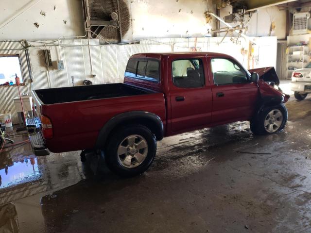5TEGN92N14Z413399 - 2004 TOYOTA TACOMA DOUBLE CAB PRERUNNER RED photo 3