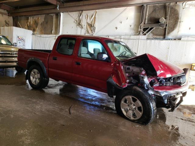 5TEGN92N14Z413399 - 2004 TOYOTA TACOMA DOUBLE CAB PRERUNNER RED photo 4