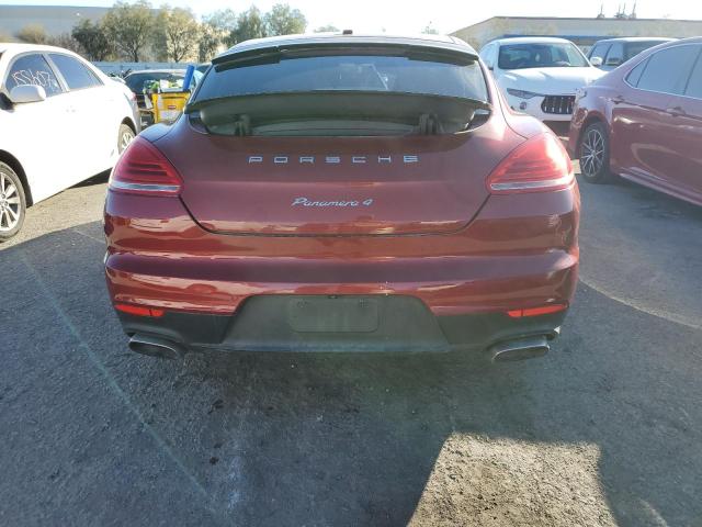 WP0AA2A79EL005373 - 2014 PORSCHE PANAMERA 2 RED photo 6