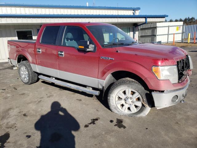 1FTFW1EF6CKD91708 - 2012 FORD F150 SUPERCREW RED photo 4