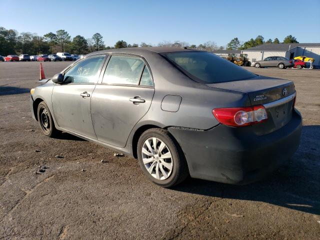 2T1BU4EE5CC903862 - 2012 TOYOTA COROLLA BASE GRAY photo 2