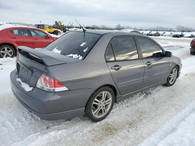 JA3AJ66F65U030103 - 2005 MITSUBISHI LANCER RALLIART GRAY photo 3