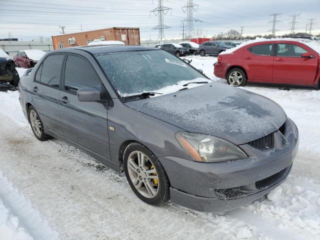 JA3AJ66F65U030103 - 2005 MITSUBISHI LANCER RALLIART GRAY photo 4