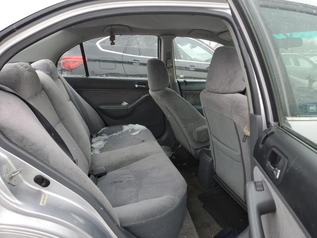 1HGES16662L004266 - 2002 HONDA CIVIC LX SILVER photo 10