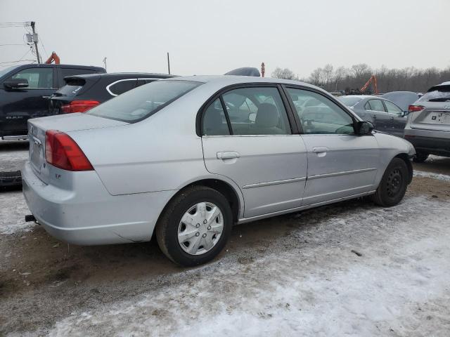 1HGES16662L004266 - 2002 HONDA CIVIC LX SILVER photo 3