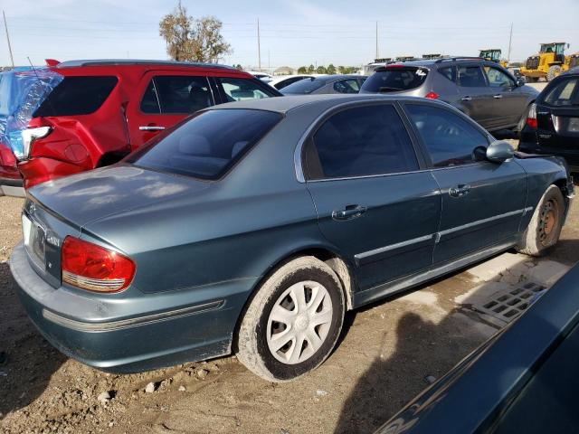 KMHWF25S54A034316 - 2004 HYUNDAI SONATA GL BLUE photo 3