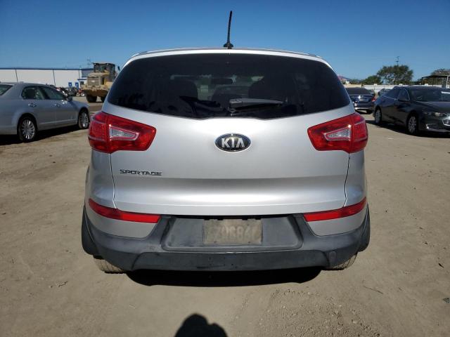 KNDPB3A26D7506763 - 2013 KIA SPORTAGE B SILVER photo 6