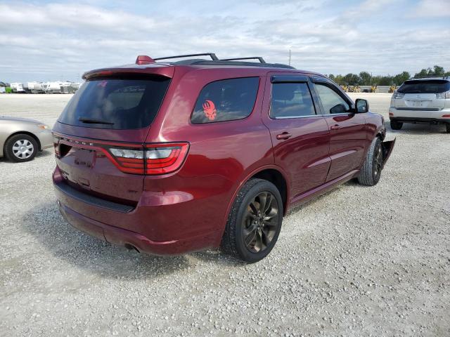 1C4RDHDG9KC534083 - 2019 DODGE DURANGO GT BURGUNDY photo 3