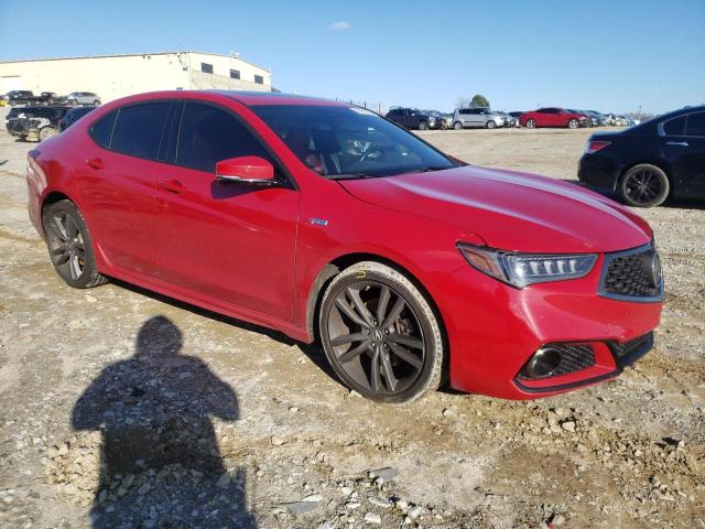 19UUB3F63KA004504 - 2019 ACURA TLX TECHNOLOGY RED photo 4