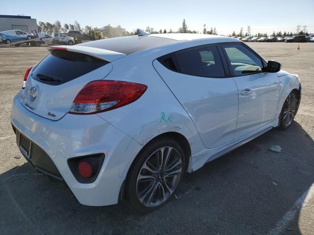 KMHTC6AE3GU288550 - 2016 HYUNDAI VELOSTER TURBO WHITE photo 3