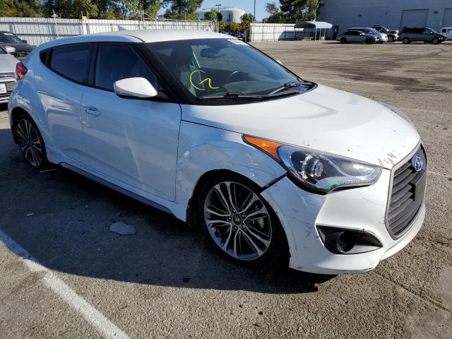 KMHTC6AE3GU288550 - 2016 HYUNDAI VELOSTER TURBO WHITE photo 4