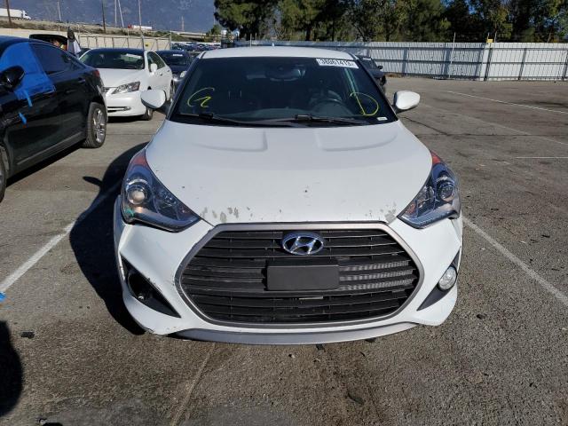 KMHTC6AE3GU288550 - 2016 HYUNDAI VELOSTER TURBO WHITE photo 5