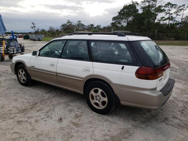 4S3BG6855X7649690 - 1999 SUBARU LEGACY OUTBACK WHITE photo 2