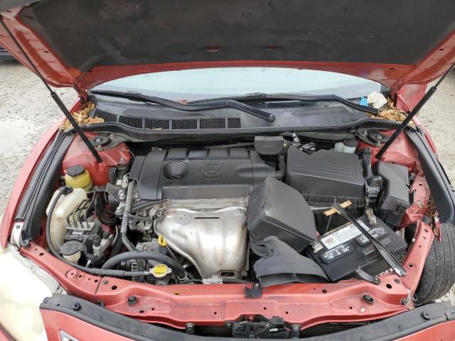 4T1BF3EK0BU165413 - 2011 TOYOTA CAMRY BASE RED photo 11