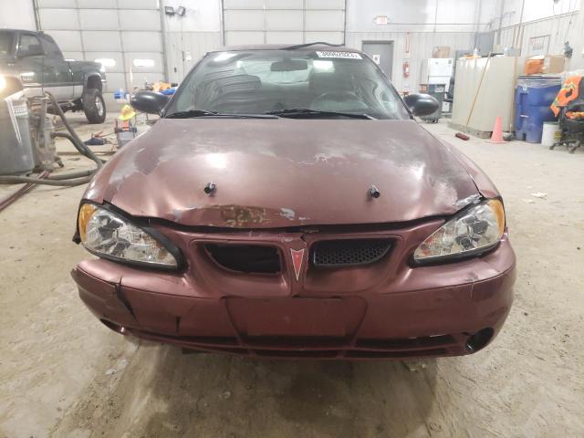 1G2NE52F63C307962 - 2003 PONTIAC GRAND AM SE MAROON photo 5