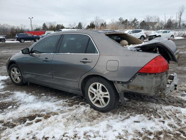 1HGCM568X7A112953 - 2007 HONDA ACCORD EX GRAY photo 2