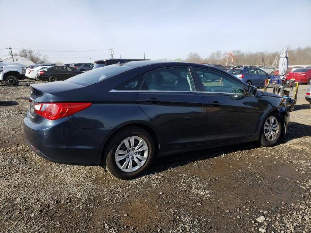 5NPEB4AC6BH259226 - 2011 HYUNDAI SONATA GLS BLUE photo 3