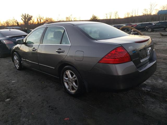 1HGCM56746A092513 - 2006 HONDA ACCORD EX GRAY photo 2