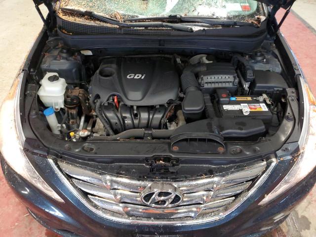 5NPEC4AC8DH800115 - 2013 HYUNDAI SONATA SE BLUE photo 11