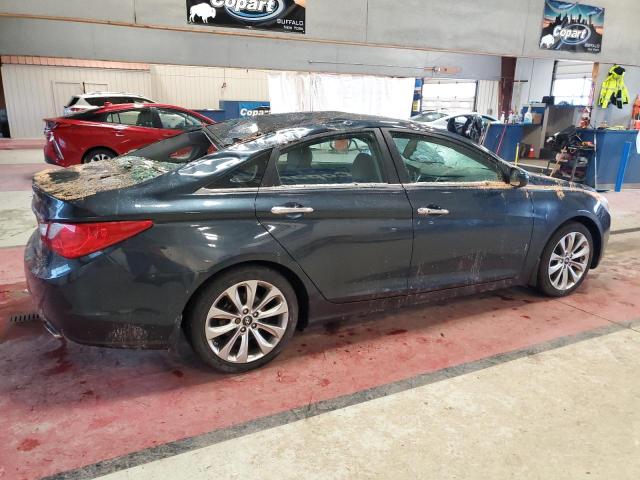 5NPEC4AC8DH800115 - 2013 HYUNDAI SONATA SE BLUE photo 3