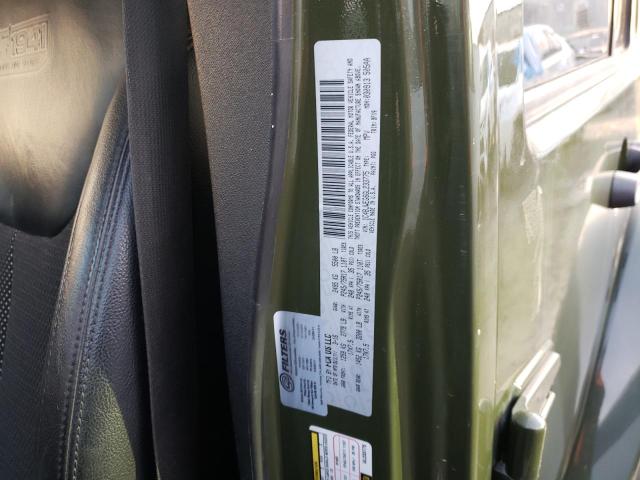 1C4BJWEG6GL233775 - 2016 JEEP WRANGLER U SAHARA GREEN photo 12