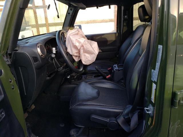 1C4BJWEG6GL233775 - 2016 JEEP WRANGLER U SAHARA GREEN photo 7