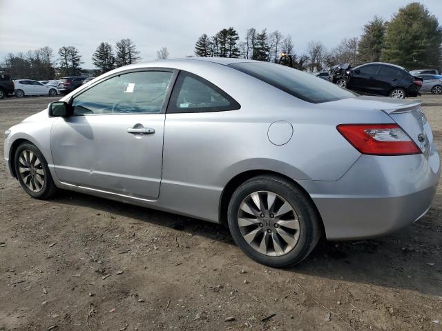 2HGFG12819H532141 - 2009 HONDA CIVIC EX SILVER photo 2