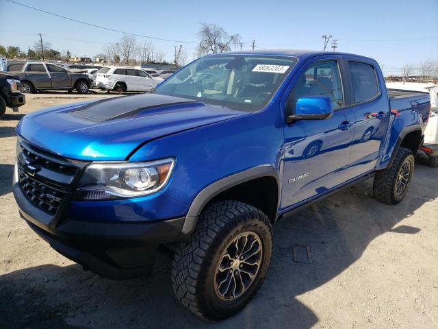 1GCGTEEN3L1103242 - 2020 CHEVROLET COLORADO ZR2 BLUE photo 1