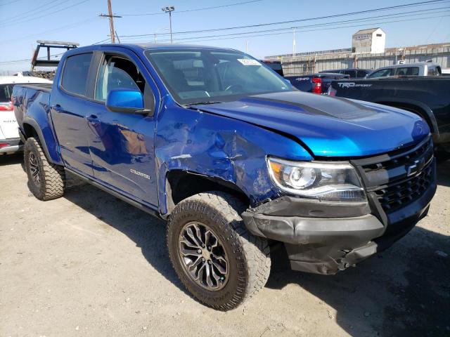 1GCGTEEN3L1103242 - 2020 CHEVROLET COLORADO ZR2 BLUE photo 4