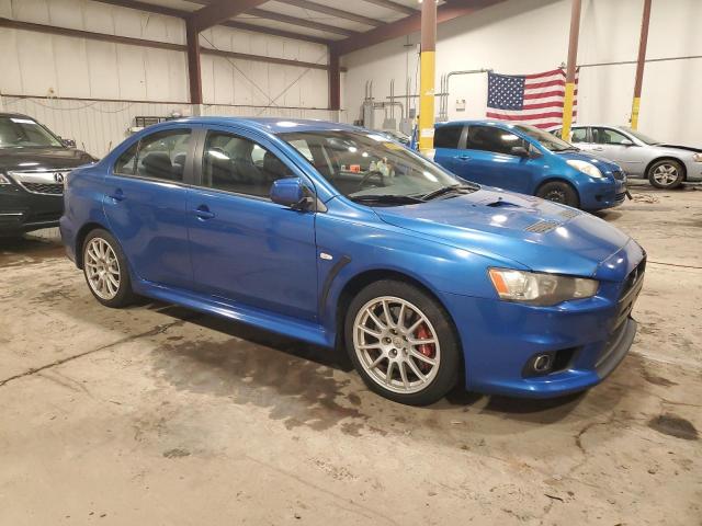 JA32W6FV4AU033864 - 2010 MITSUBISHI LANCER EVOLUTION SE BLUE photo 4