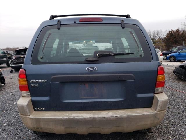 1FMYU02B61KE85767 - 2001 FORD ESCAPE XLS BLUE photo 6