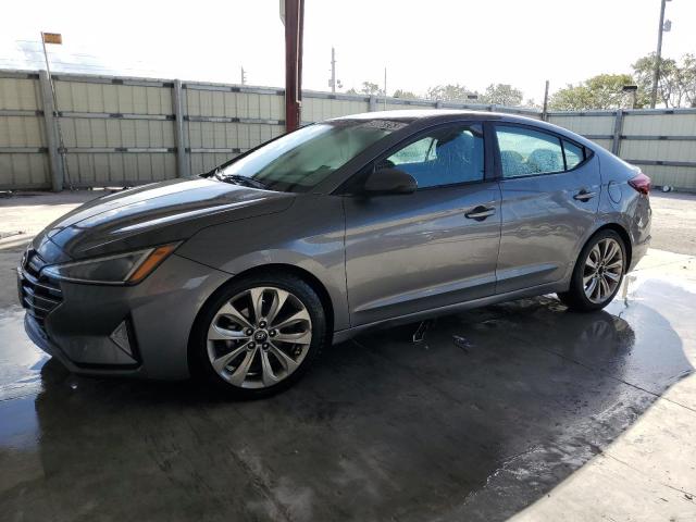 5NPD84LF7KH421558 - 2019 HYUNDAI ELANTRA SEL GRAY photo 1