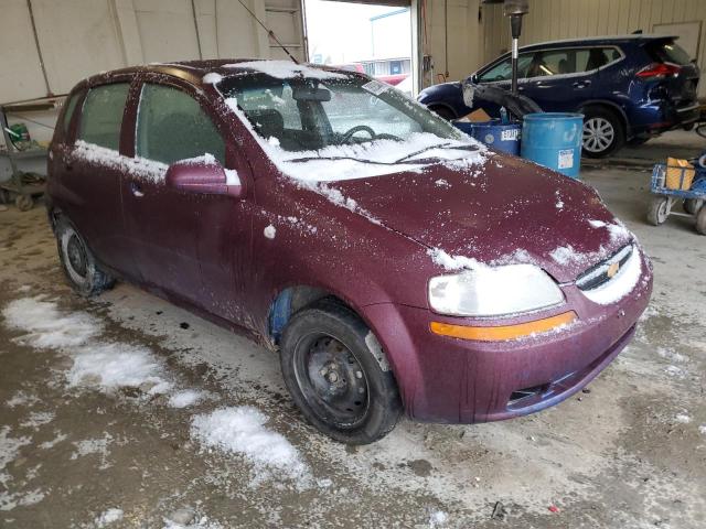 KL1TD66668B097082 - 2008 CHEVROLET AVEO BASE PURPLE photo 4