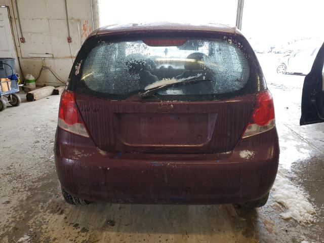 KL1TD66668B097082 - 2008 CHEVROLET AVEO BASE Bənövşəyi foto 6