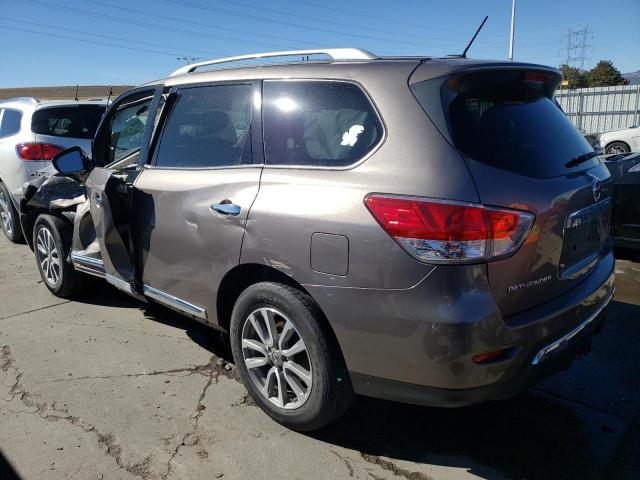 5N1AR2MM6EC617746 - 2014 NISSAN PATHFINDER S 棕色 照片 2