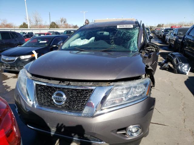 5N1AR2MM6EC617746 - 2014 NISSAN PATHFINDER S 棕色 照片 5