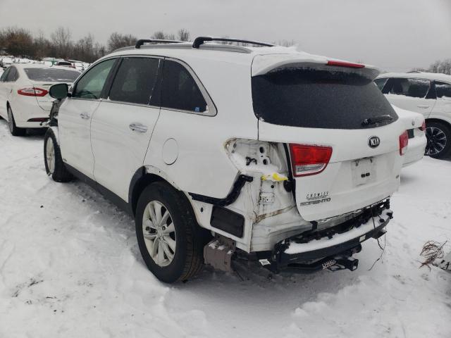 5XYPGDA34GG170943 - 2016 KIA SORENTO LX WHITE photo 2