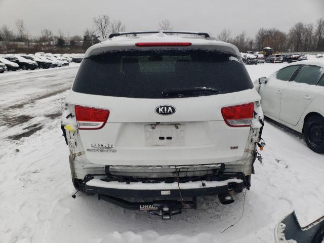 5XYPGDA34GG170943 - 2016 KIA SORENTO LX WHITE photo 6