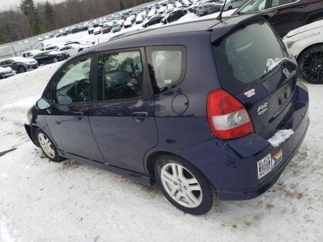 JHMGD38658S025505 - 2008 HONDA FIT SPORT PURPLE photo 2