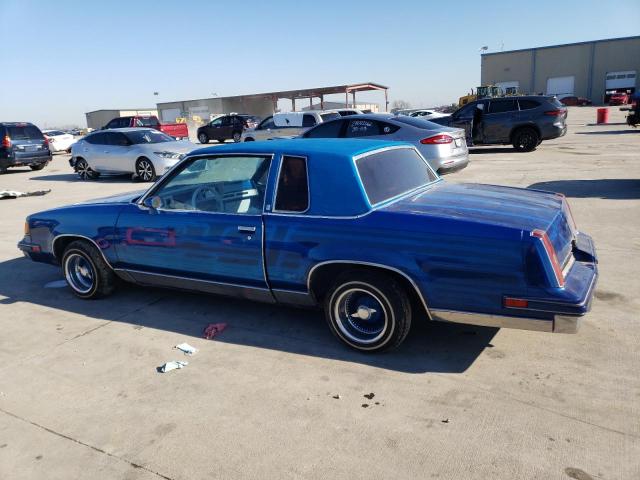 1G3GR47A4GP386496 - 1986 OLDSMOBILE CUTLASS SU BLUE photo 2